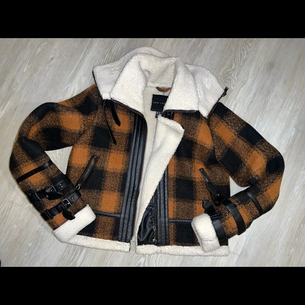 Shearling Aviator Coat - Picture 1 of 2
